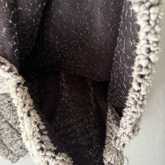 Blue Star Pullover Sweater Mens Large Sherpa Fleece Fuzzy Half Zip Warm Cozy - Picture 6 of 9